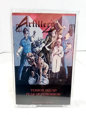ARTILLERY - Terror Squad / (1990 Roadracer, US) CASSETTE - RARE!  NEAR MINT!  - Image 1 of 4