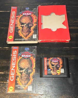 Skeleton Krew Sega Genesis Complete Cart Box Manual Tested - Image 1 of 4