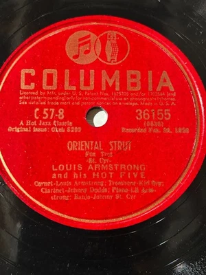 Columbia 36155 - 78rpm Record - Louis Armstrong (You’re Next / Oriental Strut) - Image 1 of 4