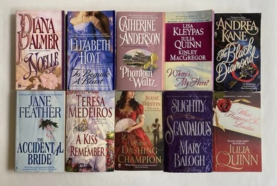 Historical Romance Lot of 10 Mixed Books Vintage - Image 1 of 4