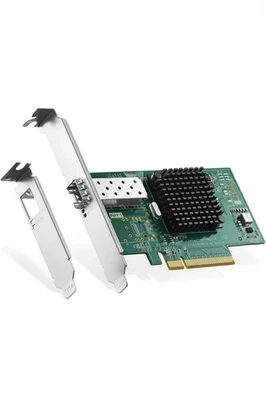 Binardat 10G SFP+ PCIe Network Adapter, Intel X520 82599 LAN Controller - Image 1 of 4
