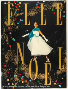 NOEL Xmas presents FRENCH ELLE magazine December 1955 70th birthday gift No 519 - Picture 1 of 11