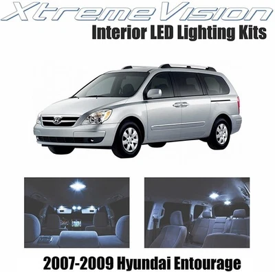 XtremeVision Interior LED for Hyundai Entourage 2007-2009 (5 Pieces) Cool... - Image 1 of 4