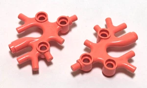 Lego - Lote de 2 - Planta, Coral Rosa - Imagen 1 de 1
