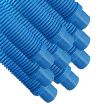 Puri Tech Pool Cleaner Vac Hose Kreepy Krauly Barracuda 1.5 in x 4 ft Blue 9 pk