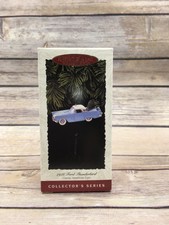 Hallmark Keepsake Car Automobile Ornament 1956 Blue Ford Thunderbird