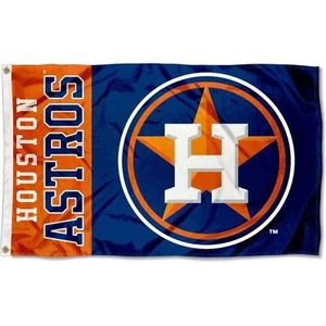 Houston Astros Flagge, Texas Baseball Fans Höhle Garten Banner Ösen 5'x3' - Bild 1 von 1