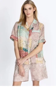 JOHNNY WAS NEW Women's Marseille Garden Resort Linen Shirt Top Size Medium NWT - Picture 1 of 6