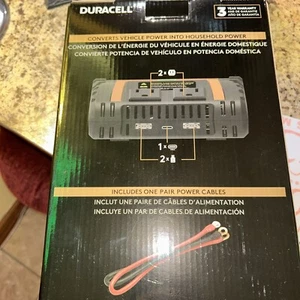 Duracell 1000W High Power Inverter 2000W Peak, 2x AC & USB, Type C, Auto, Home - Picture 1 of 3