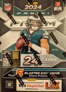 2024 Prizm NFL Football Factory Sealed Hobby Blaster DISCO PRIZM FREE SHIP - Picture 1 of 1