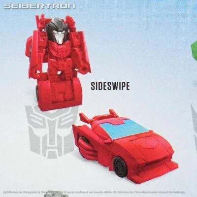 SIDESWIPE Transformers Cyberverse Tiny Turbo Changers Serie 2 2019 Hasbro Nuevo Foto 1 de 4