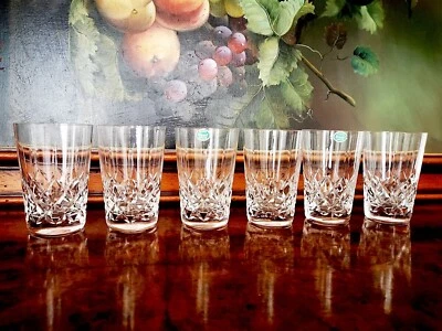  Vintage Stuart Crystal Whiskey Glasses Tumblers 6 pieces Signed Set - Image 1 of 4