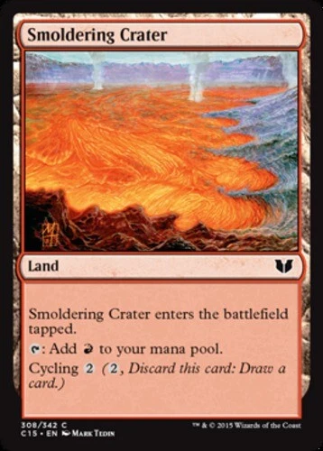 MTG - Smoldering Crater - Commander 2015 - NM, English Magic FLAT RATE SHIP - Image 1 of 1