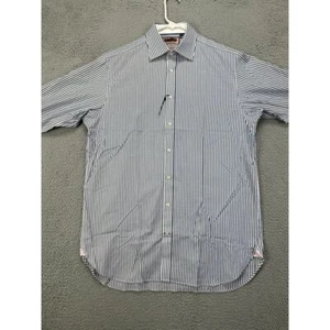 Pink Thomas Pink Shirt Mens 16-34.5 41-87cm Grey Twin Collection Button Down NEW - Picture 1 of 9