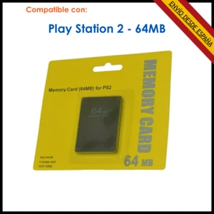 MEMORY CARD 64 MB PARA SONY PLAY STATION 2 PS2 TARJETA DE MEMORIA EXPANSION PS 2 - Imagen 1 de 1