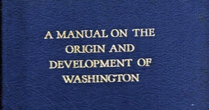1939 Manual on the Origin and Development of Washington by H Paul Caemmerer 1st  - Imagen 1 de 12