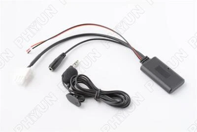 Adaptador de áudio sem fio Bluetooth cabo AUX com microfone para Honda Goldwing GL1800 - Imagem 1 de 4