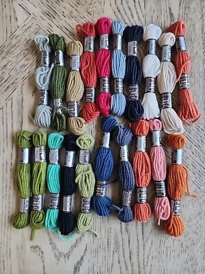 DMC Laine Colbert Virgin Wool Yarn Needlepoint Tapisserie Lot Vintage New NOS - Image 1 of 4