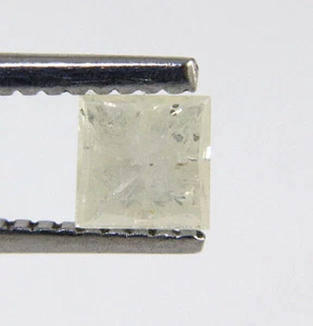 0,60 quilates Natural Cuadrado Real Color Blanco Corte Princesa Diamante 4,45 mm - Imagen 1 de 6