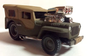 MUSCLE MACHINES  1942 MILITARY JEEP VEHICLE   BLOWER 1/64 SCALE  -  JEEP  - - Picture 1 of 4