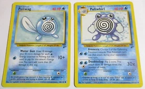 Poliwag 59/102 Poliwhirl 38/102 Base Set 2 WOTC 2 Pokemon Card LP - Picture 1 of 1