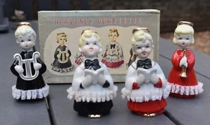 JUEGO DE 4 ESTATUILLAS DE CORO CUARTETO CELESTIAL de colección con caja HECHAS EN JAPÓN - Imagen 1 de 15