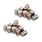 20pcs M6  Bolts  Dowel Slotted Furniture  for Beds Crib Chairs M1S76946
