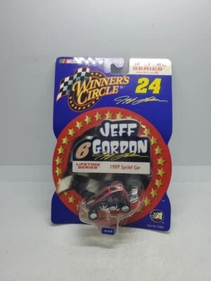 Jeff Gordon Winners Circle 1989 #6 Sprint Car Lifetime Series 1/64 NASCAR Foto 1 de 4