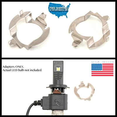 2X H7 Soporte Bombilla LED Clip Adaptadores Mercedes BENZ CLASE E (W211) E350 E500 H/L Foto 1 de 4