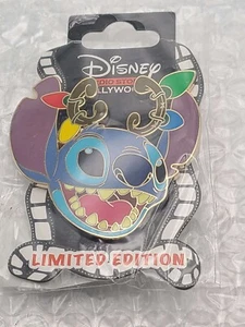 Disney DSSH 2020 Christmas Holiday Stitch Antler LE 400 Pin - Picture 1 of 1