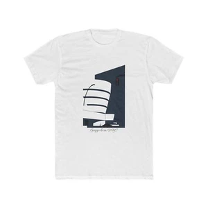 Guggenheim Museum New York City Men's Cotton Crew Tee Modern Art Brutalism - Bild 1 von 5