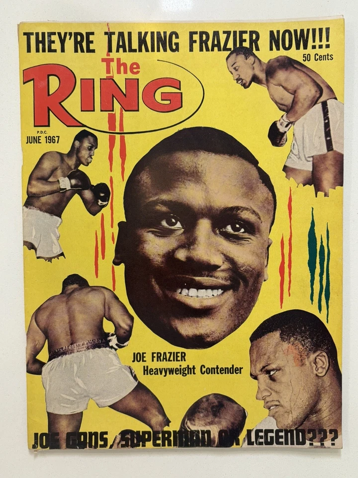 MAGAZINE: 1967 The Ring - Boxing - Muhammad Ali - Cassius Clay - Joe Frazier - Image 1 of 4