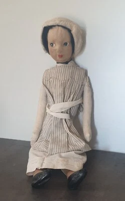 Ancienne poupée en tissu feutrine no Raynal Lenci, doll collection (début XXème) - Photo 1/4