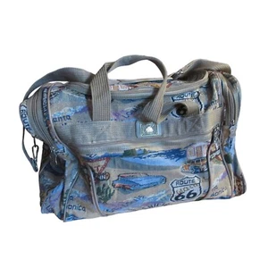 Pioneer Express Route 66 Weekend Bag Overnight Bag Hotel Travel 20” x 11” x 12” - Picture 1 of 8