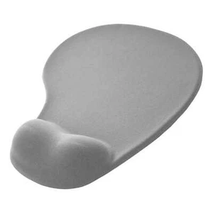 Tapis de Souris Ergonomique en Gomme avec Repose Poignet Confortable Gris - Photo 1/7