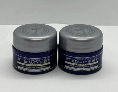 NEW 2X It Cosmetics Confidence In Your Beauty Sleep Night Pillow Cream 0.237oz E - Image 1 of 4