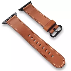 Apple Watch Strap Handmade Novonappa French Calfskin With Match Stitch 38/40/41 - Picture 1 of 4