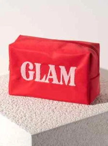 SHIRALEAH CARA GLAM COSMETIC POUCH-RED-A CUTE ACCESSORY!!! SALE PRICE!!!! - Picture 1 of 3