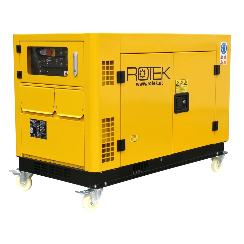 Silent Stromerzeuger 12kVA Stromaggregat 230/400V 3Phase Notstromaggregat Diesel - Bild 1 von 1