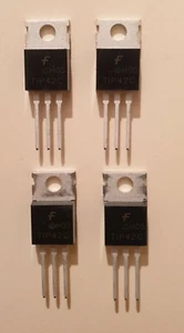LOT DE 4 x TIP42C - PNP 65W 100V - 6A FAIRCHILD - Picture 1 of 1