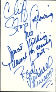 Autografo Celebrità Misteriosa - Foto 1 di 1