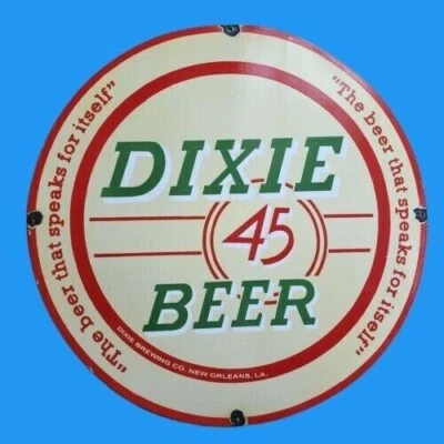 Porcelain Dixie Enamel Sign Size 30x30 Inches - Image 1 of 2
