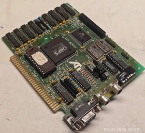 8 Bit ISA MDA/EGA ATI EGA Wonder 480/800 Rev 6 (ATI 16899-0) EXM5RSEGA2 256 Kb - Picture 1 of 10
