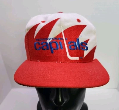 De colección Washington Capitals Logo Atlético Diente de Tiburón SnapBack Foto 1 de 4