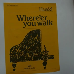 Klavier HANDEL where you walk, leichtes Klavier - Bild 1 von 2
