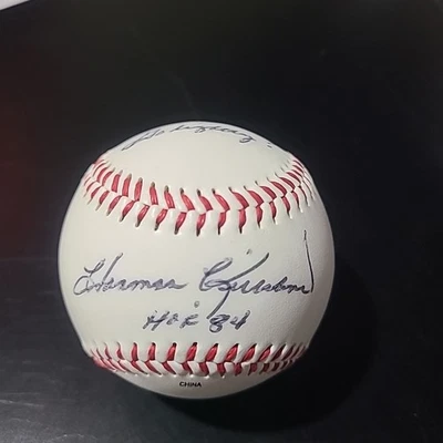 HARMON KILLEBREW signed MLB baseball HOF 84 auto - inscription - Diamondbacks - Image 1 of 4