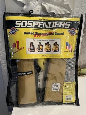 Nuevo en bolsa Sospenders bronceado deportivo modelo 8030411 Foto 1 de 4