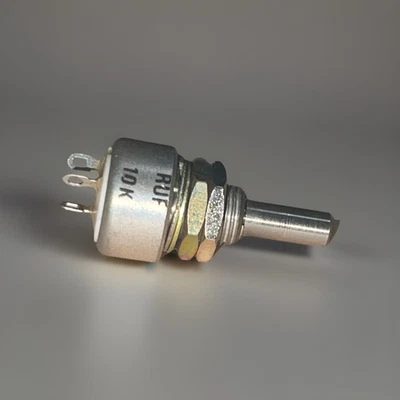 Ruwido RUF - 10kΩ Linear - 4mm - KERAMIK Poti - Drehpotentiometer - Vintage NOS - Bild 1 von 3