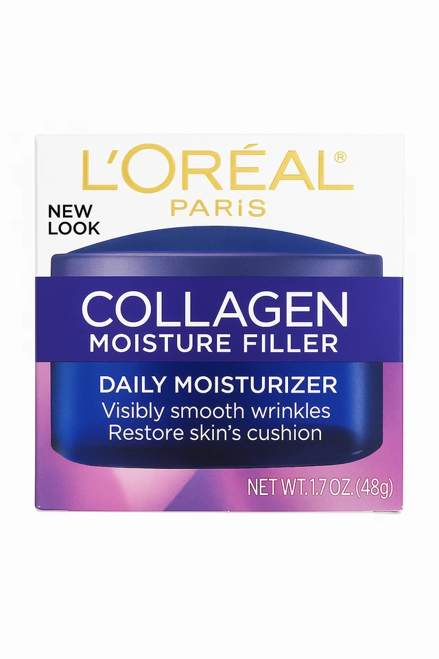 L’Oréal Paris Relleno Hidratante de Colágeno Hidratante Diario 1.7 OZ - NUEVO/CAJA Foto 1 de 1