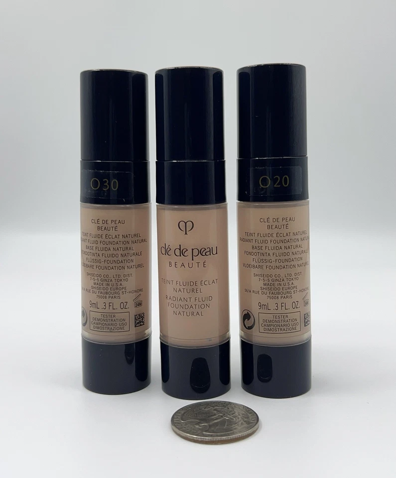 Cle De Peau Beaute Radiant Fluid Foundation Natural 0.3oz / 9ml Choose Shade New - Image 1 of 1